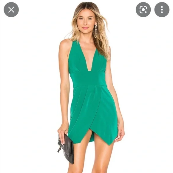 REVOLVE | Dresses | Chrissy Teigen X Revolve Green Mini Dress | Poshmark